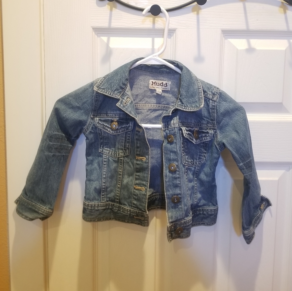 Muddy jean jacket